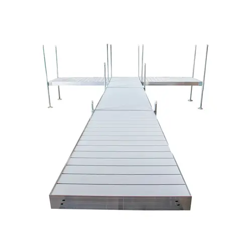 T-Shaped Aluminum Frame with Aluminum Platinum Series Decking Complete Dock Packages T-Shaped Aluminum Frame with Aluminum Platinum Series Decking Complete Dock Packages