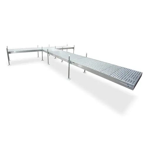 T-Shaped Aluminum Frame with Titan Platinum Decking Complete Dock Packages T-Shaped Aluminum Frame with Titan Platinum Decking Complete Dock Packages