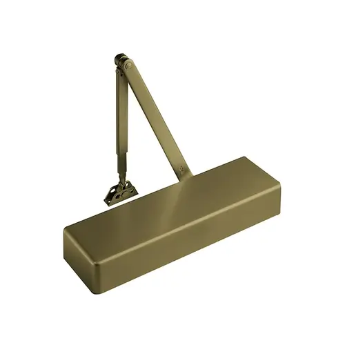 7500 Series Surface Door Closer, Satin Brass Painted 7500 Series Surface Door Closer, Satin Brass Painted