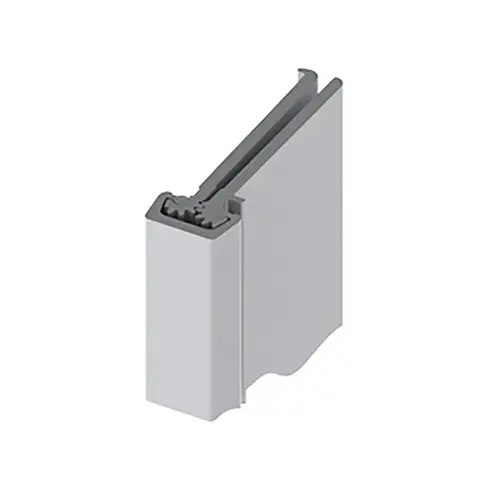 83" Roton Continuous Geared Hinge, Satin Aluminum Clear