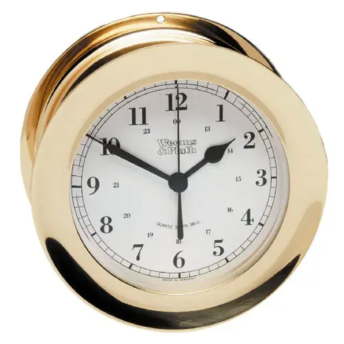 Atlantis 8-Day Wind Ship's Bell Clock Atlantis 8-Day Wind Ship's Bell Clock
