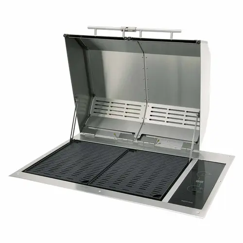 Texan, Two Zone Grill, Mounting Holes w/Fan Kit, Split Lid, Hardwire, 240V Texan, Two Zone Grill, Mounting Holes w/Fan Kit, Split Lid, Hardwire, 240V