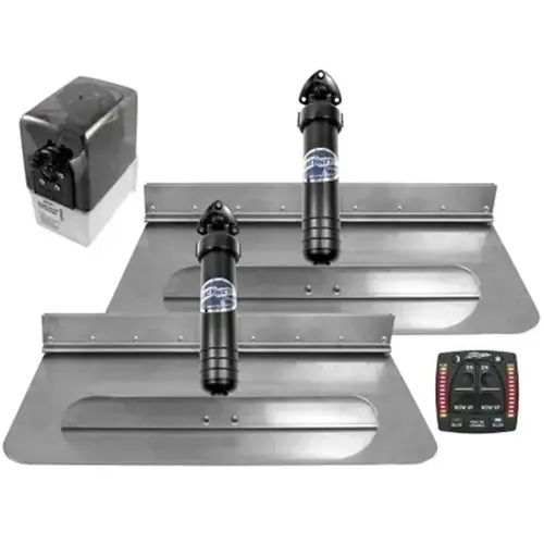 Bennett Marine 24" x 12" Hydraulic Trim Tab System W/One Box Indication Bennett Marine 24" x 12" Hydraulic Trim Tab System W/One Box Indication