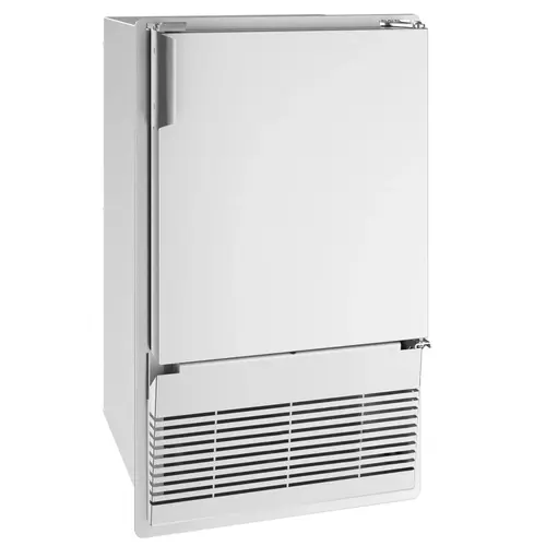Marine Icemaker Flange to Cabinet 14", Reversible Hinge, White Solid, 115v Marine Icemaker Flange to Cabinet 14", Reversible Hinge, White Solid, 115v