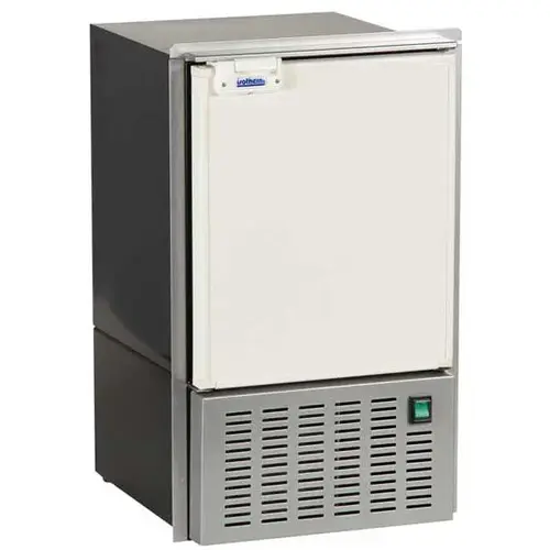 White Ice Maker, White Plastic Door White Ice Maker, White Plastic Door