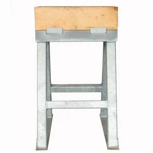Heavy Duty Galvanized Keel Bench, 36" H x 21" W Heavy Duty Galvanized Keel Bench, 36" H x 21" W