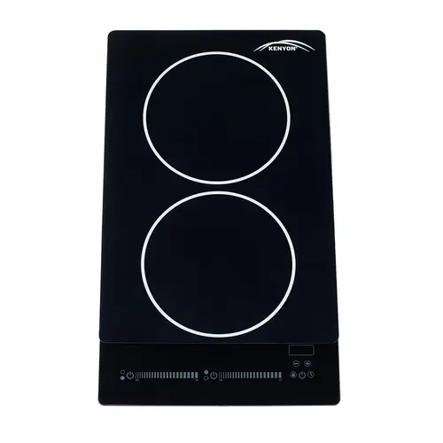Bridge, Black, Two Burner Cooktop, Touch Control, Induction, w/Mat, Portrait, 240V Bridge, Black, Two Burner Cooktop, Touch Control, Induction, w/Mat, Portrait, 240V