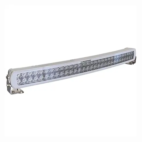 Lumishore 20" Curved LED Spreader Spotlight, 15,000 Lumen, White Lumishore 20" Curved LED Spreader Spotlight, 15,000 Lumen, White