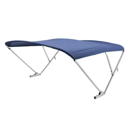 SureShade Pontoon Power Bimini Top - Clear Anodized Frame, Beige Navy SureShade Pontoon Power Bimini Top - Clear Anodized Frame, Beige Navy