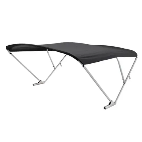 SureShade Pontoon Power Bimini Top - Clear Anodized Frame, Beige Black SureShade Pontoon Power Bimini Top - Clear Anodized Frame, Beige Black