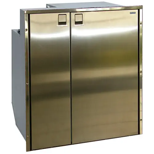 Cruise 200 Stainless Steel - Side by Side Fridge/Freezer - AC/DC, 4 Sided Stainless Steel Flange Cruise 200 Stainless Steel - Side by Side Fridge/Freezer - AC/DC, 4 Sided Stainless Steel Flange