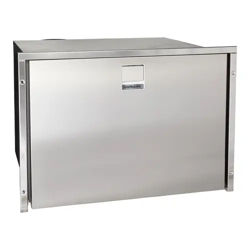 Drawer 70 Freezer with Ice Maker, Clean Touch Stainless Steel, 4 sided Flush Mount Flange, AC Only 230v/50hz, Remote Mount Compressor Drawer 70 Freezer with Ice Maker, Clean Touch Stainless Steel, 4 sided Flush Mount Flange, AC Only 230v/50hz, Remote Mount Compressor
