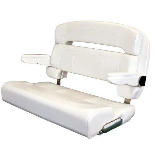 36" Deluxe Capri Helm Bench Chair, White 36" Deluxe Capri Helm Bench Chair, White