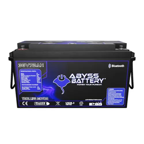 36V 72Ah Lithium Iron Phosphate Group 49 Trolling Motor Battery, Bluetooth Enabled 36V 72Ah Lithium Iron Phosphate Group 49 Trolling Motor Battery, Bluetooth Enabled