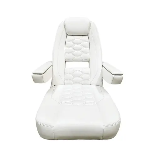 Breeze Way Helm Seat, 25", White Breeze Way Helm Seat, 25", White