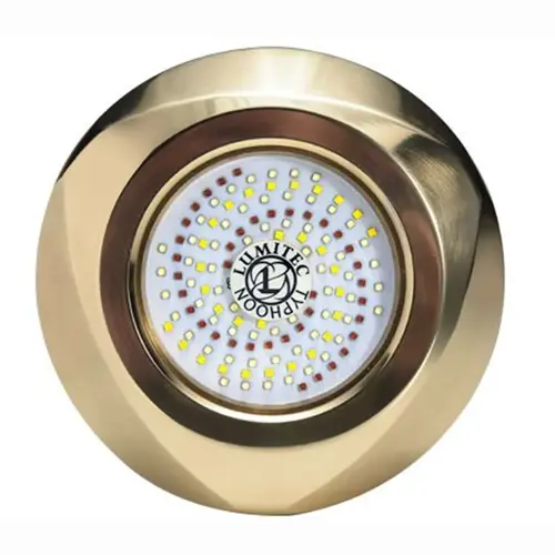 Seablaze Typhoon Through-Hull Underwater Light, 10,000 Lumen, White/Blue Seablaze Typhoon Through-Hull Underwater Light, 10,000 Lumen, White/Blue