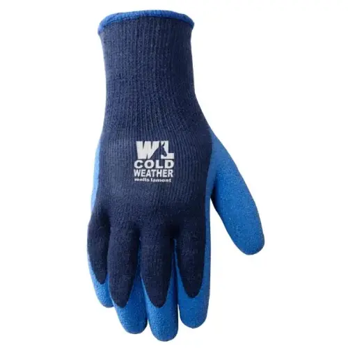 Men's Cold Weather Latex Coated Work Gloves, Large Men's Cold Weather Latex Coated Work Gloves, Large