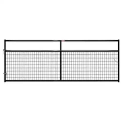 BEHLEN 12 FOOT BLACK WIRE FILLED GATE BEHLEN 12 FOOT BLACK WIRE FILLED GATE