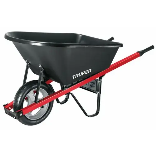 6 cu ft Poly Tray Wheelbarrow with Flat-Free Tire 6 cu ft Poly Tray Wheelbarrow with Flat-Free Tire