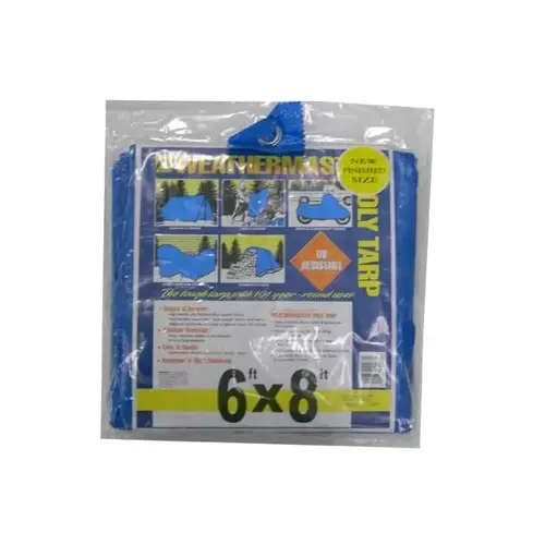 6 X 8 FT BLUE TARP 6 X 8 FT BLUE TARP