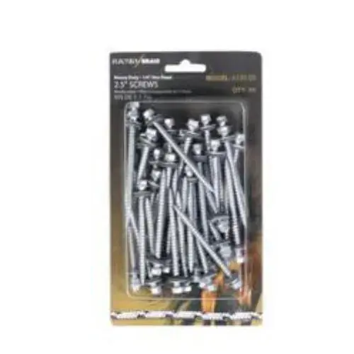 ElectroBraid Hex Head Screws, 2-1/2", Pack of 50 ElectroBraid Hex Head Screws, 2-1/2", Pack of 50