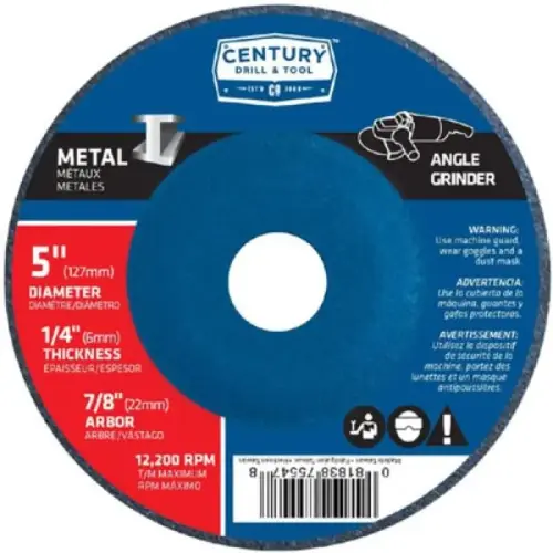 GRINDING WHEEL TYPE 27(METAL) 5IN X 1/4 GRINDING WHEEL TYPE 27(METAL) 5IN X 1/4