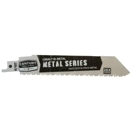 8/10T x 6" Metal Series Reciprocating Saw Blade 8/10T x 6" Metal Series Reciprocating Saw Blade