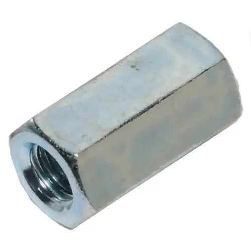 Coupling Nut, 3/8"-16 UNC x 1-3/4", Zinc Coupling Nut, 3/8"-16 UNC x 1-3/4", Zinc