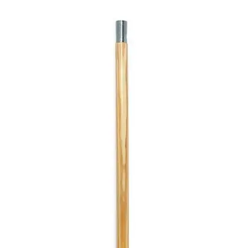 Lacquered Wood Broom Handle, Metal ACME Thread Lacquered Wood Broom Handle, Metal ACME Thread