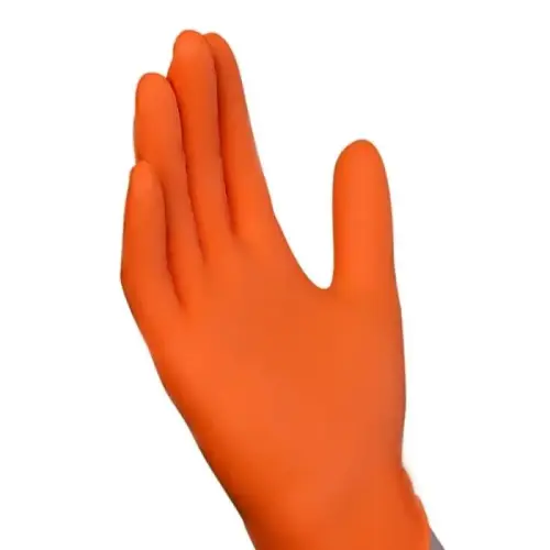 NITRILE PF ORANGE EXAM GLOVES 6MIL MEDIUM NITRILE PF ORANGE EXAM GLOVES 6MIL MEDIUM