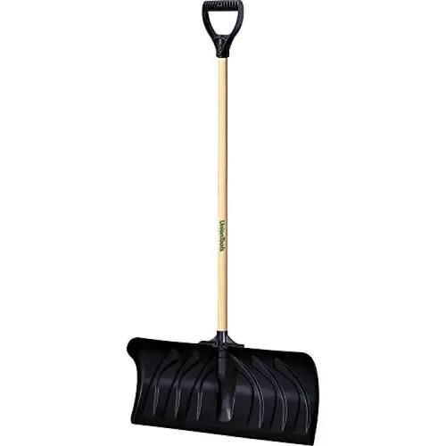 Snow Pusher, 24" Poly Blade, Wood Handle Snow Pusher, 24" Poly Blade, Wood Handle