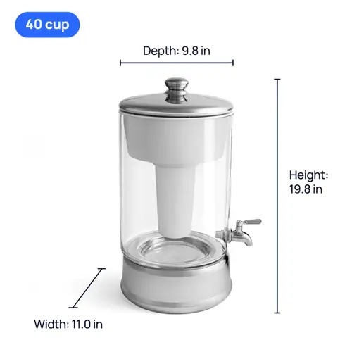 CULLIGAN 40 CUP GLASS DISPENSER ZW CULLIGAN 40 CUP GLASS DISPENSER ZW
