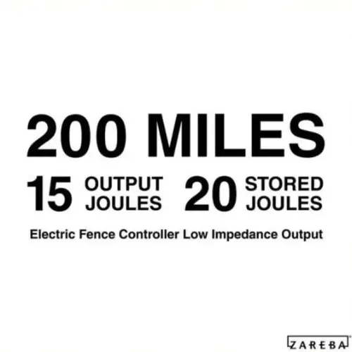 FENCE CHARGER 200 MILE 12 JOULE 110V FENCE CHARGER 200 MILE 12 JOULE 110V