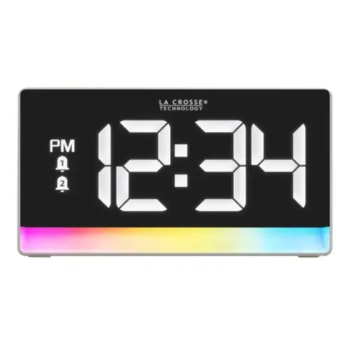 DIGITAL ALARM CLOCK WITH COLOR CHANGIN DIGITAL ALARM CLOCK WITH COLOR CHANGIN