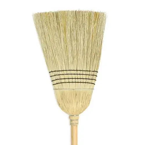 Warehouse Broom, 4-Sew, Banded, Corn/Sotol Fiber, Lacquer Handle Warehouse Broom, 4-Sew, Banded, Corn/Sotol Fiber, Lacquer Handle