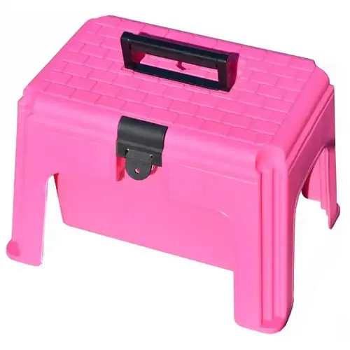 STEP UP/SEAT/TOOL BOX CADDY PINK STEP UP/SEAT/TOOL BOX CADDY PINK