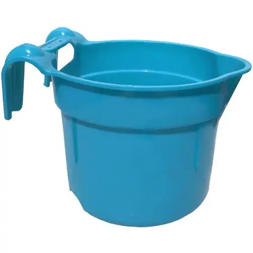 ROUND FENCE HOOK BUCKET 10 QTS BLUE ROUND FENCE HOOK BUCKET 10 QTS BLUE