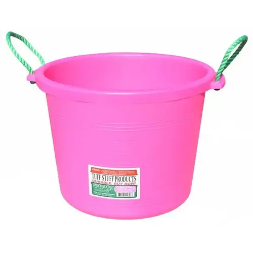 70 QTS MUCK BUCKET HOT PINK 70 QTS MUCK BUCKET HOT PINK