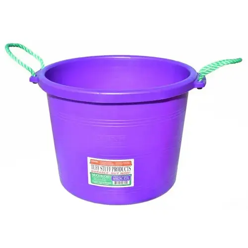 70 QTS MUCK BUCKET PURPLE 70 QTS MUCK BUCKET PURPLE