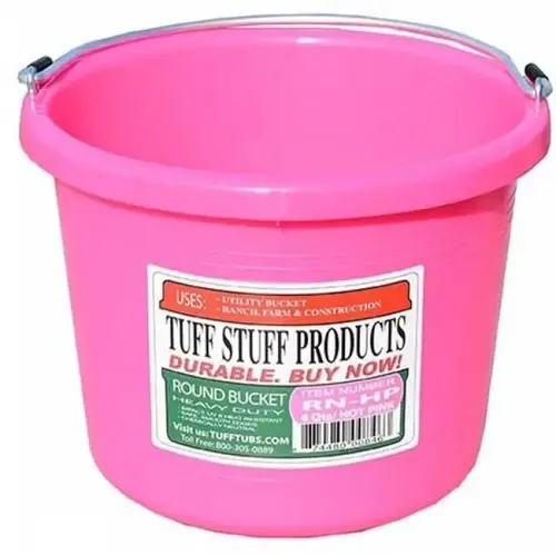 8 QTS ROUND BUCKET HOT PINK 8 QTS ROUND BUCKET HOT PINK