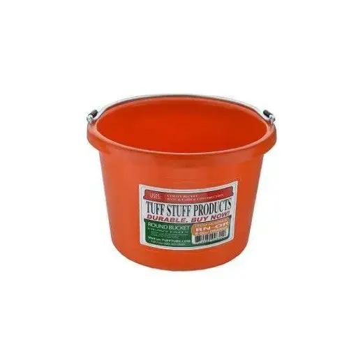 8 QTS ROUND BUCKET ORANGE 8 QTS ROUND BUCKET ORANGE
