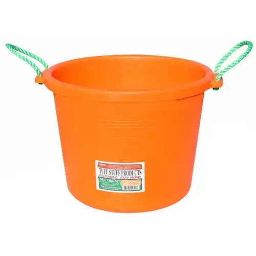 70 QTS MUCK BUCKET ORANGE 70 QTS MUCK BUCKET ORANGE