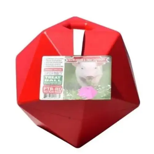 HORSE TREAT/EXERCISER BALL RED HORSE TREAT/EXERCISER BALL RED