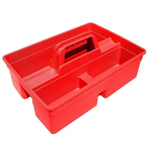 TOTE CARRY CADDY SQUARE RED TOTE CARRY CADDY SQUARE RED