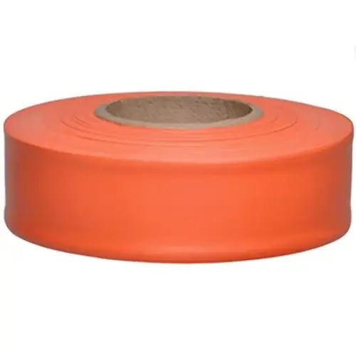 Flagging Tape, 1-3/16" x 300 ft, Orange Flagging Tape, 1-3/16" x 300 ft, Orange