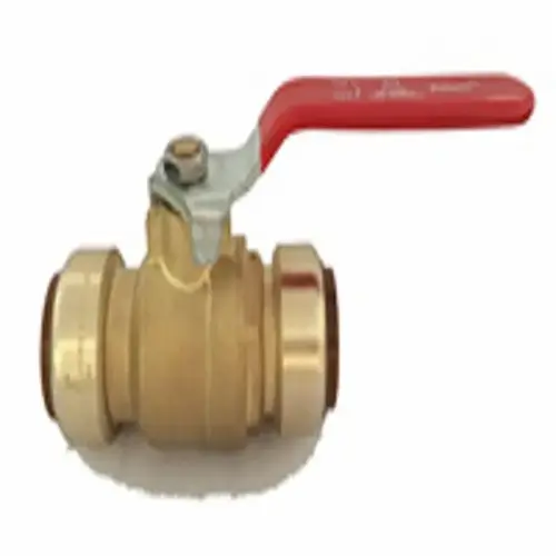 1" Lead-Free Brass Full Port Push-On Ball Valve 1" Lead-Free Brass Full Port Push-On Ball Valve