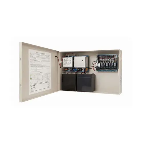 Power Supply - 5/3A, 12/24 VDC, 8 Fused Outputs, Relays, FT Applied Power Supply - 5/3A, 12/24 VDC, 8 Fused Outputs, Relays, FT Applied