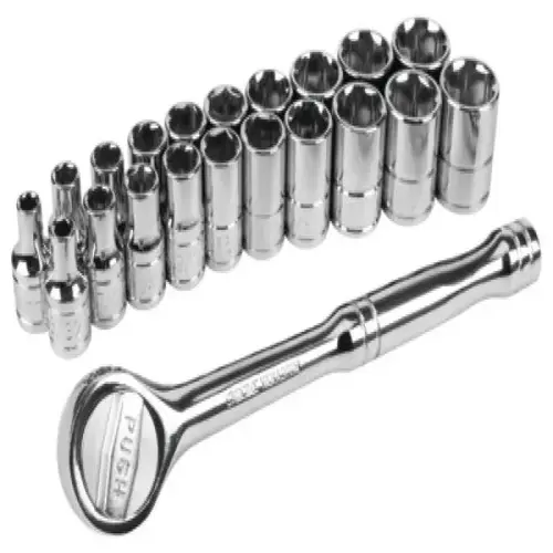 21 PC 1/4 INCH DR SOCKET SET 21 PC 1/4 INCH DR SOCKET SET