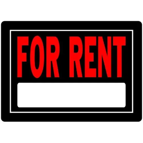 FOR RENT SIGN 10INX14IN FOR RENT SIGN 10INX14IN
