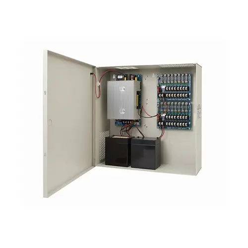Power Supply - 20/10A, 12/24 VDC, 16 Fused Outputs Applied Power Supply - 20/10A, 12/24 VDC, 16 Fused Outputs Applied